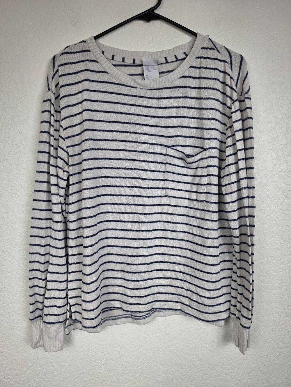 Stars Above Women's Medium Long Sleeve Striped Knit Sweater